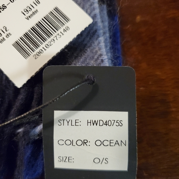 Raffi Wool and Cashmere Men's Scarf (Ocean) +NWT - Picture 5 of 8